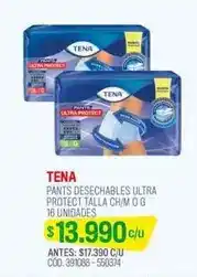Cruz Verde Tena - pants desechables ultra protect talla ch/m o g 16 unidades oferta