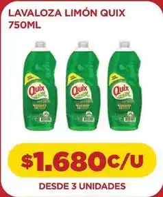 Comercial Castro Quix - lavaloza limon oferta