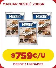 Comercial Castro Nestlé - manjar oferta