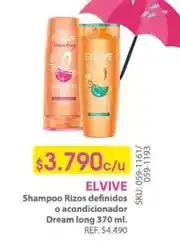 Farmacias Redfarma Elvive - shampoo rizos definidos o acondicionador dream long oferta
