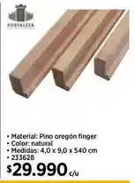 Construmart Oregón - pino oregon finger oferta