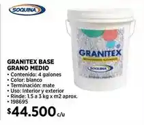 Construmart Soquina - granitex base grano medio oferta