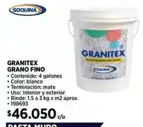 Construmart Soquina - grantex - grano fino oferta