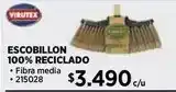Construmart Virutex - escobillon 100% reciclado oferta