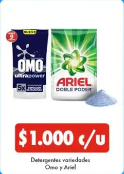 Super Bodega a Cuenta Omo - y ariel - detergentes variedades oferta