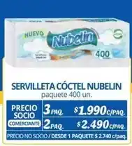 Alvi Nubelin - servilleta cóctel oferta