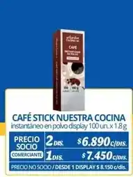 Alvi Café stick nuestra cocina oferta