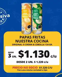 Papas fritas nuestra cocina