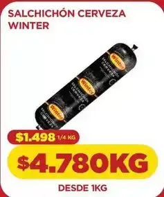 Comercial Castro Winter - salchichon cerveza oferta