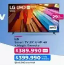 Paris Lg - smart tv 55 uhd 4k magic remote oferta