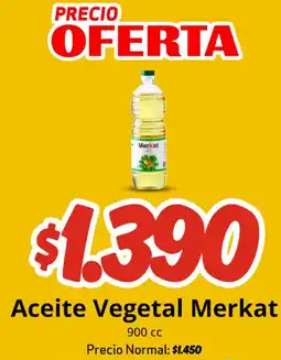 Unimarc Aceite Vegetal Merkat 900cc oferta