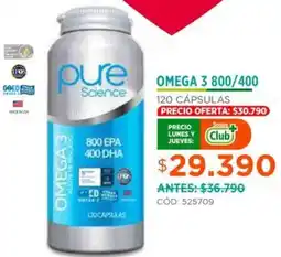 Cruz Verde OMEGA 3 800/400 120 CÁPSULAS oferta