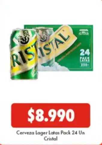 Super Bodega a Cuenta Cristal - cerveza lager pack 24 un oferta