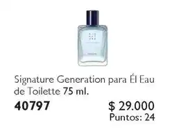 Oriflame Signature generation para él eau de toilette oferta