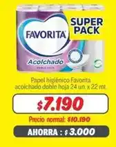 Fabrics Favorita - papel higienico acolchado doble hoja oferta