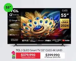 Sherpalife Tcl - qled smart tv 55 c655 4k uhd oferta