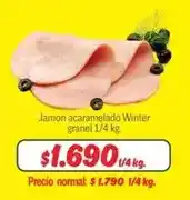 Mayorista 10 Winter - jamon acaramelado granel oferta