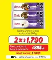 Mayorista 10 Costa - galleta donuts oferta