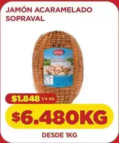 Comercial Castro Sopraval - jamón acaramelado oferta