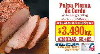 Unimarc Pulpa Pierna de Cerdo oferta