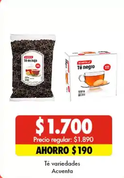 Super Bodega a Cuenta Acuenta - acventa - té variedades oferta