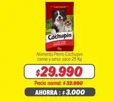 Mayorista 10 Cachupin - perro cachupín - alimento carne y arroz saco oferta