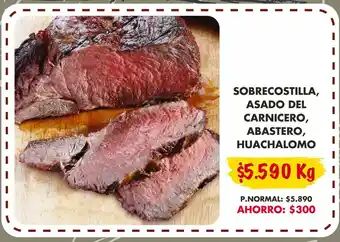 Super Bodega a Cuenta Sobrecostilla asado del carnicero abastero huachalomo kg oferta