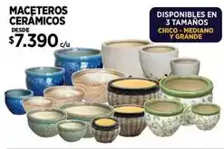 Construmart Maceteros ceramico oferta