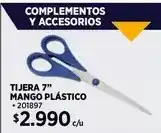 Construmart Tijera 7 mango plastico oferta