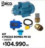 Construmart Kit 6 piezas bomba pr 50 oferta