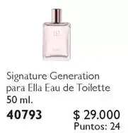 Oriflame Signature generation para ella eau de toilette oferta