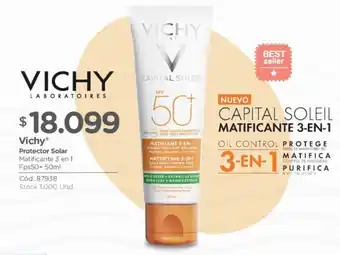 Farmacias Ahumada Vichy Protector Solar 3 en 1 50ml oferta