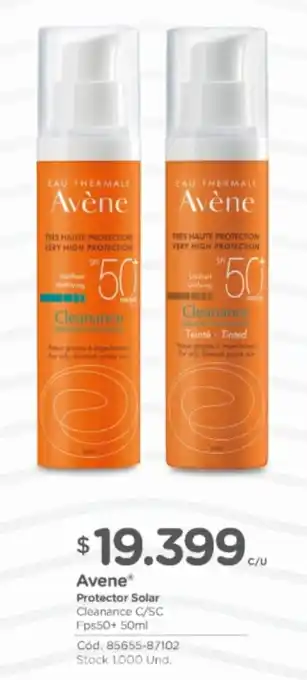 Farmacias Ahumada Avene Protector Solar Fps50+ 50ml oferta