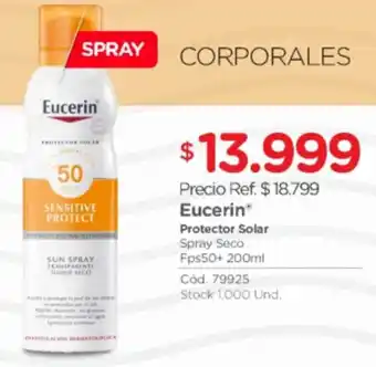Farmacias Ahumada Eucerin Protector Solar Spray Seco Fps50+ 50ml oferta