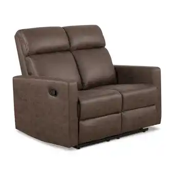 Abcdin Sofá Reclinable CIC Asturias 2 Cuerpos Café oferta