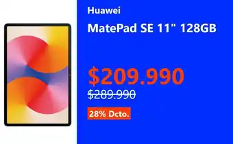 Entel Huawei MatePad SE 11" oferta