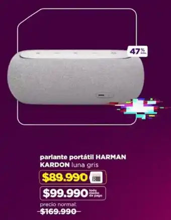 Ripley parlante portátil HARMAN KARDON oferta