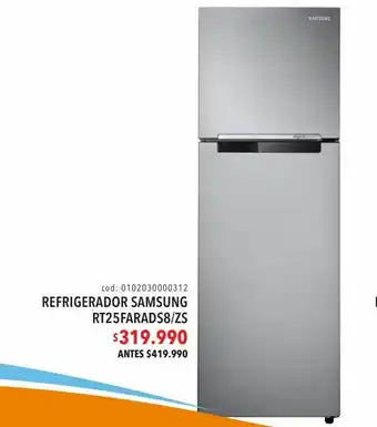 Coopelan Refrigerador samsung rt25farads8/zs oferta