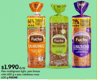 Tottus Pan de molde fuchs oferta