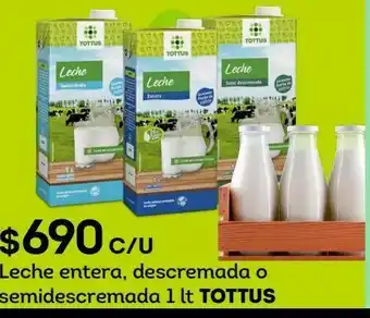 Tottus Leche entera tottus oferta