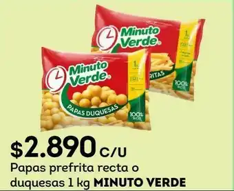 Tottus Papas fritas congeladas minuto verde oferta