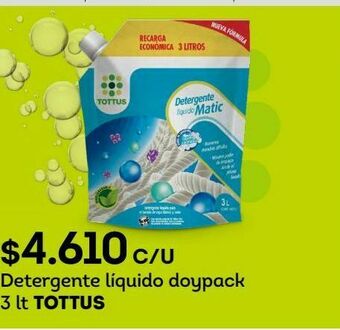 Tottus Detergente líquido tottus oferta