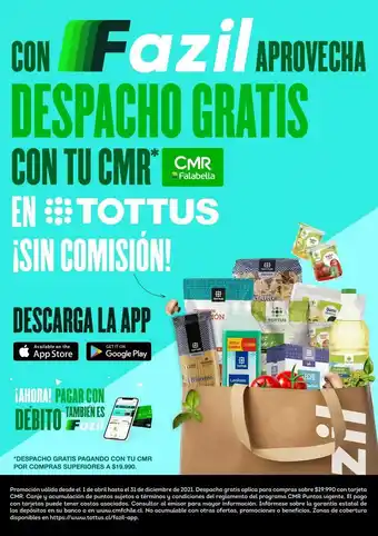 Tottus Despacho gratis con cmr falabella oferta