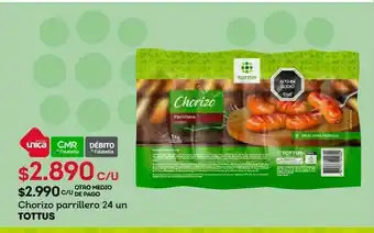 Tottus Chorizo parrillero 24 un tottus oferta