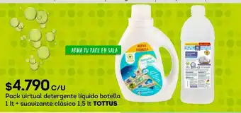 Tottus Detergente líquido tottus oferta