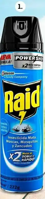 Tottus Insecticida aerosol mata moscas y mosquitos 222 g raid oferta