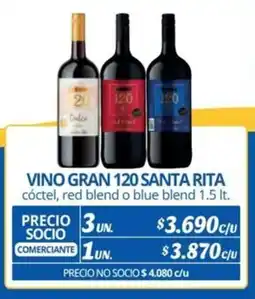 Alvi Vino gran 120 santa rita oferta