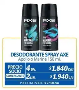 Alvi Desodorante spray axe oferta
