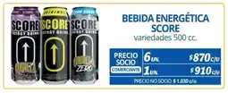 Bebida energética score