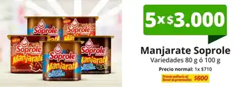 Unimarc Manjarate Soprole oferta